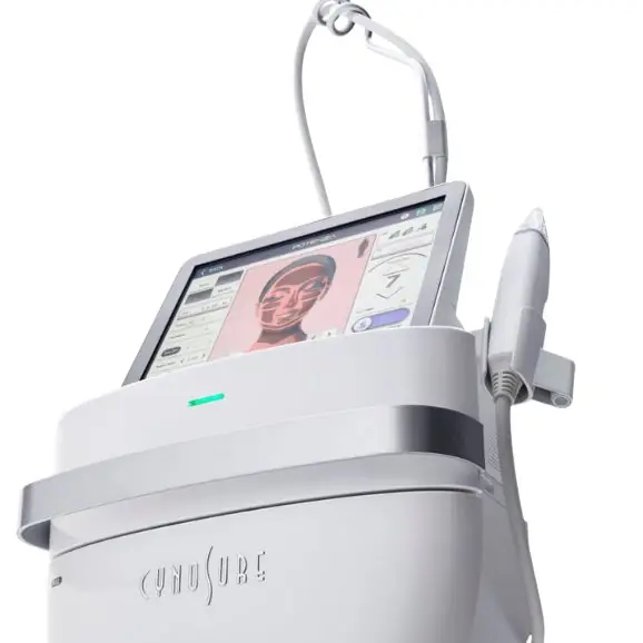 Cynosure Potenza RF microneedling system with its touchscreen and handpiece